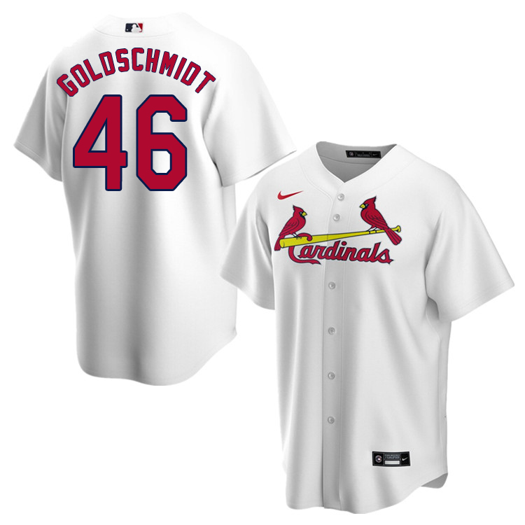Nike Men #46 Paul Goldschmidt St.Louis Cardinals Baseball Jerseys Sale-White